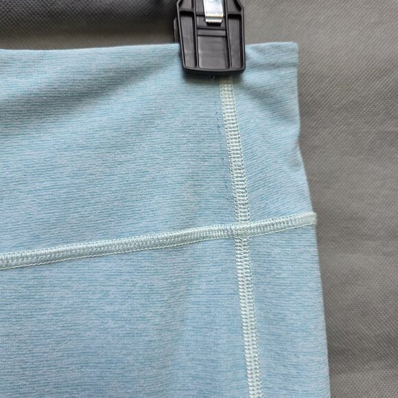 Outdoor Voices Size Large Aqua Pool Blue Leggings Workout Athletic7/8 Warm Up - Picture 3 of 5